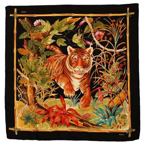 gucci scarf with tiger|gucci shawl images.